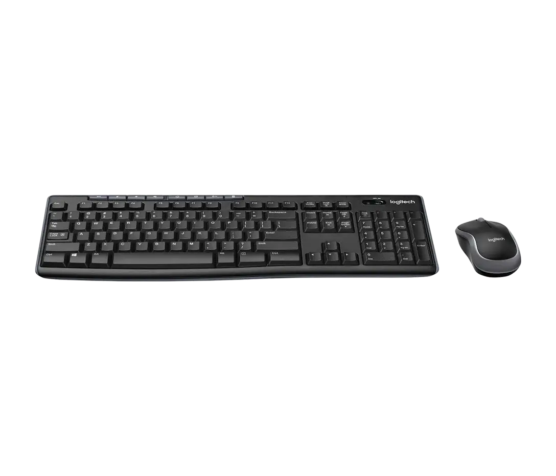 LOGITECH MK270 SILENT – ENSEMBLE SOURIS ET CLAVIER SANS FIL – SILENT TOUCH – USB – PILE AA – BLACK