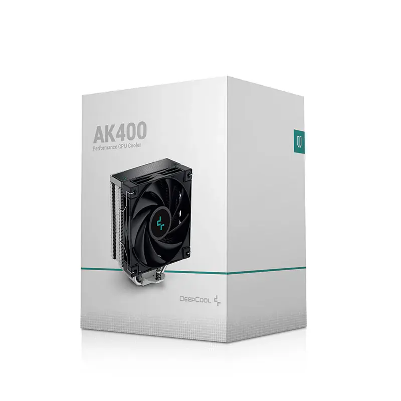 DEEPCOOL AK400 BLACK – AIRCOOLING 120 MM – INTEL & AMD – ARGB – 220W – 2000 RPM – SILENCE – BLACK