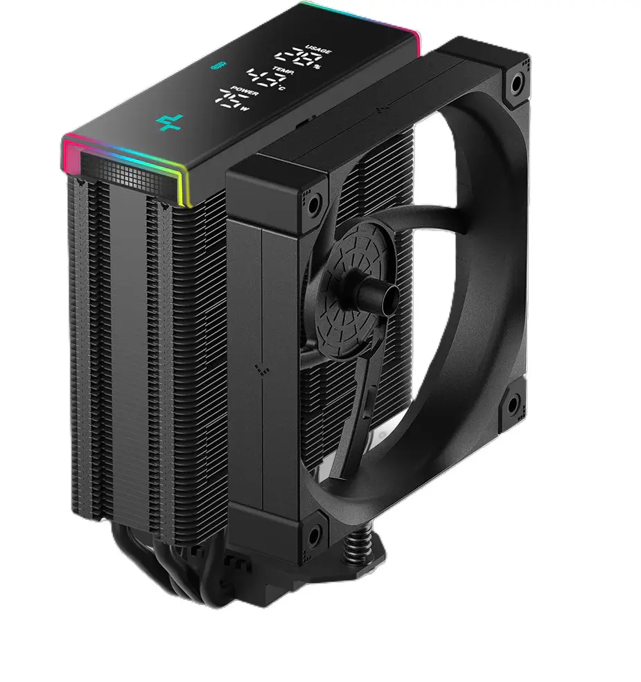DEEPCOOL AK400 DIGITAL PRO – AIRCOOLING 120 MM – INTEL & AMD – ARGB – ÉCRAN LCD – 2000 RPM – BLACK