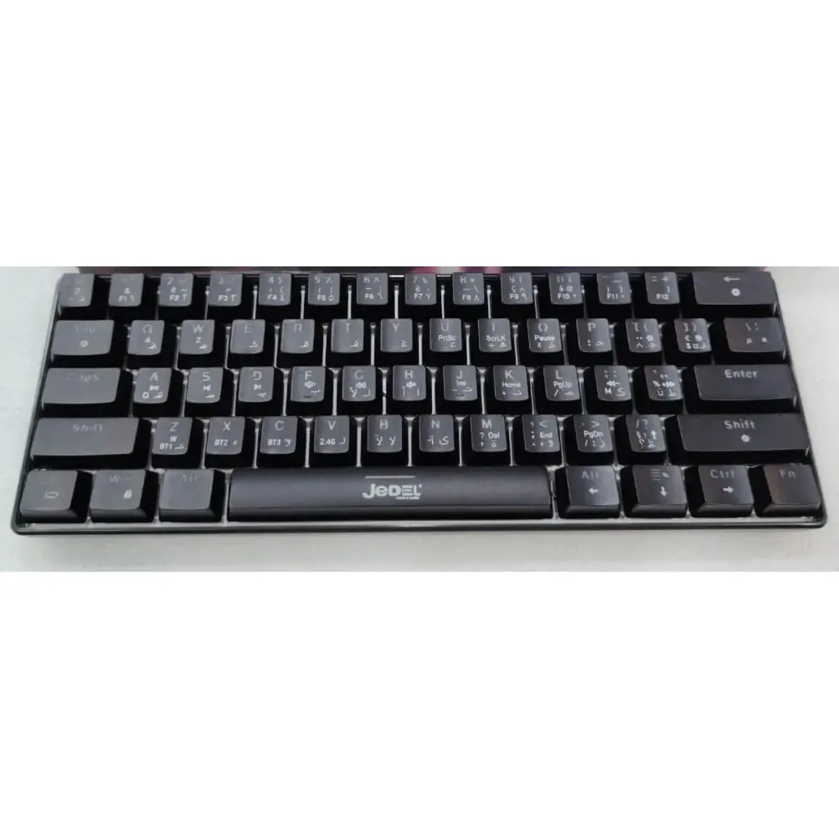 JEDEL KL-160 – CLAVIER GAMING MÉCANIQUE FILAIRE – BLUE SWITCH – RGB LIGHTING – ANTI-GHOSTING – 90% – QWERTY