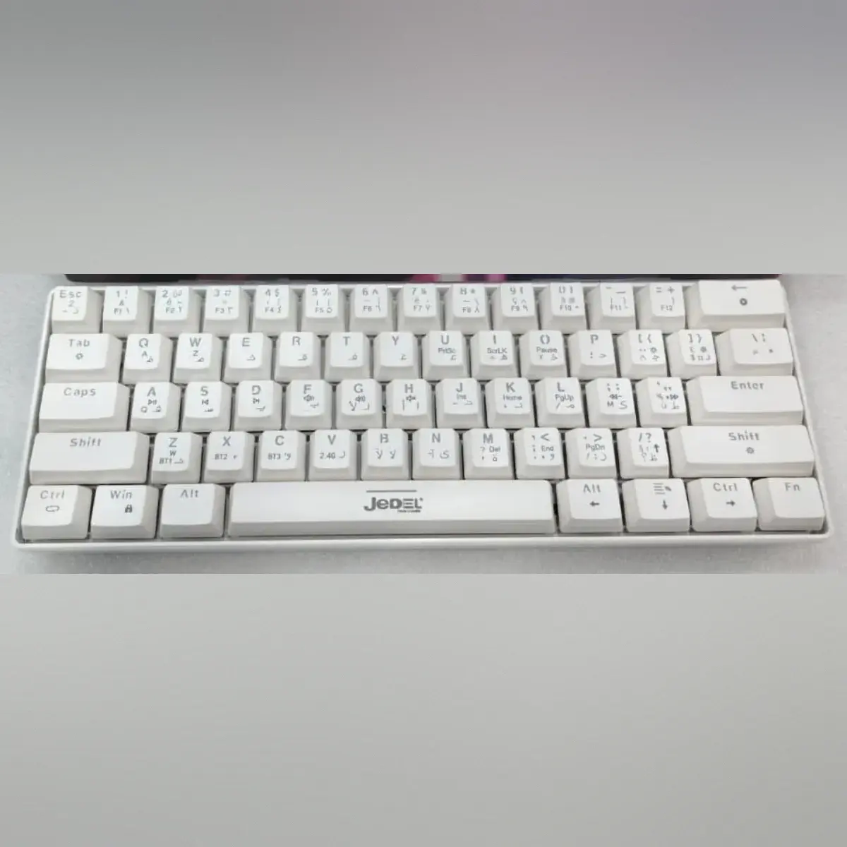 JEDEL KL-160 – CLAVIER GAMING MÉCANIQUE FILAIRE – BLUE SWITCH – RGB LIGHTING – ANTI-GHOSTING – 90% – QWERTY