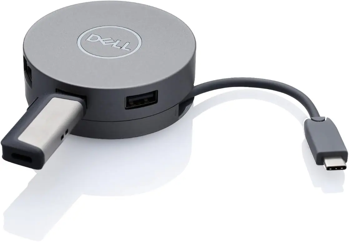 DELL DA310 – ADAPTATEUR MOBILE USB-C – 7 PORTS – 90W – MULTI-ÉCRANS – USB-C