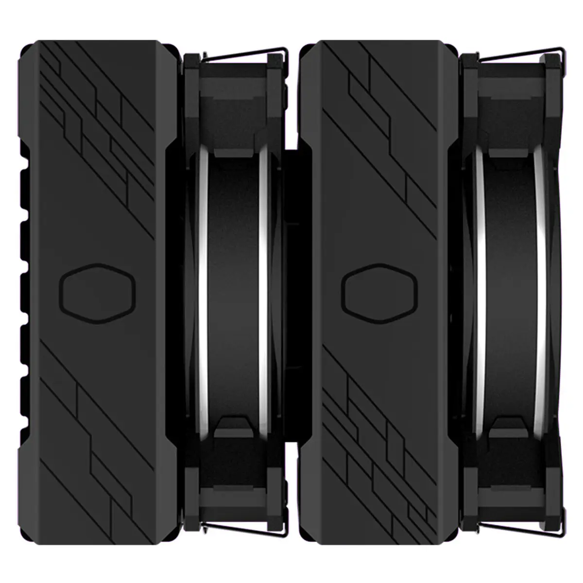 COOLER MASTER HYPER 622 HALO BLACK – INTEL & AMD – LED ARGB – ALUMINIUM – 3 BROCHES – 2 FAN 120MM