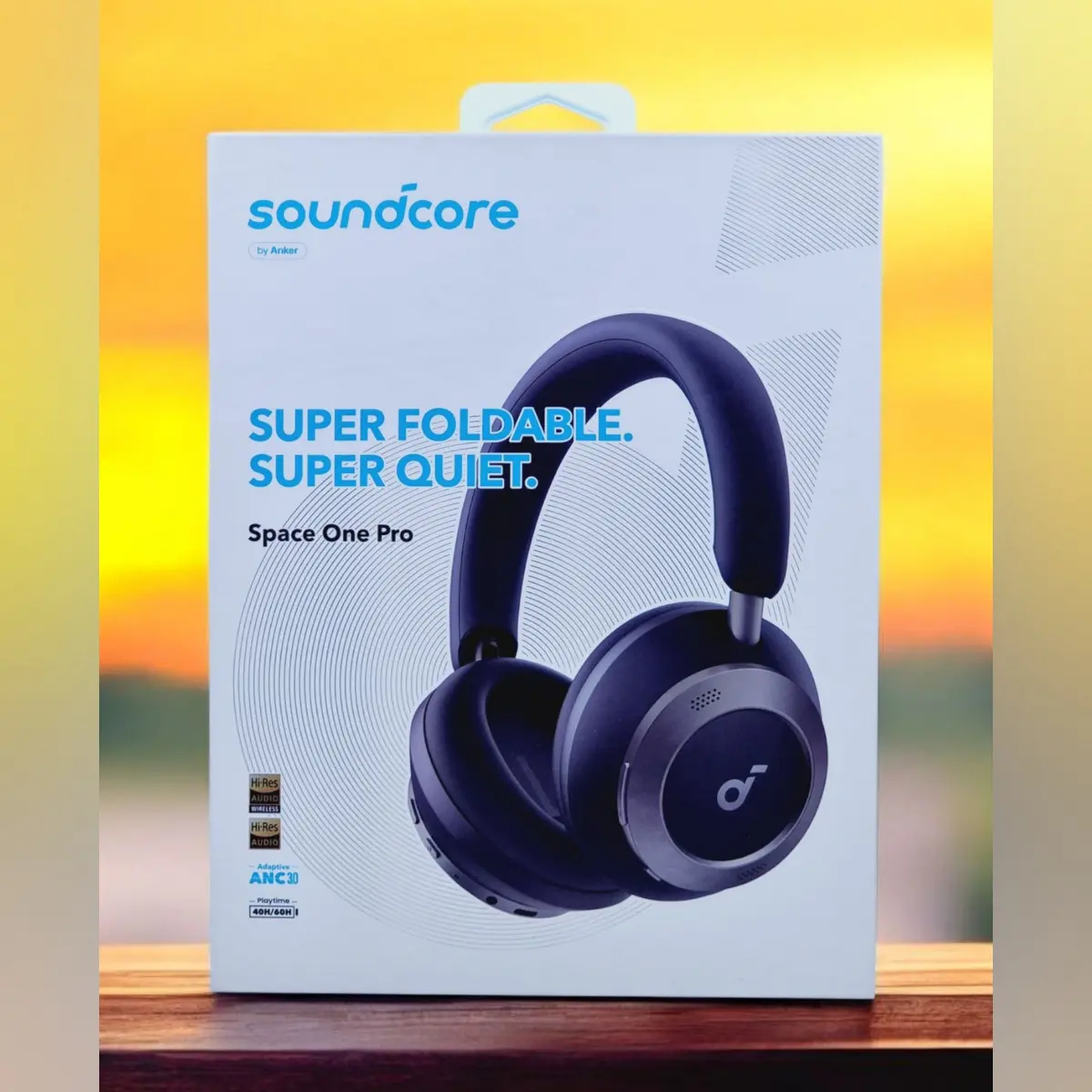 SOUNDCORE BY ANKER SPACE ONE PRO – CASQUE SANS FIL – BLUETOOTH – ANC 3.0 – QUITE – PLIABLE – BLACK