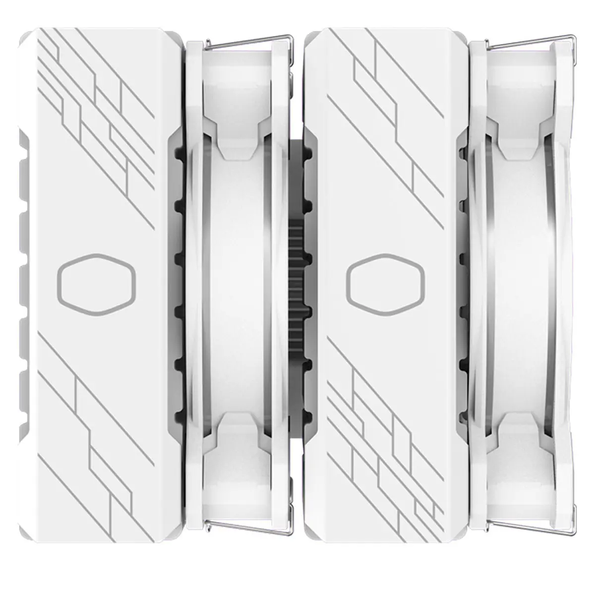 COOLER MASTER HYPER 622 HALO WHITE- INTEL & AMD – LED ARGB – ALUMINIUM – 3 BROCHES – 2 FAN 120MM