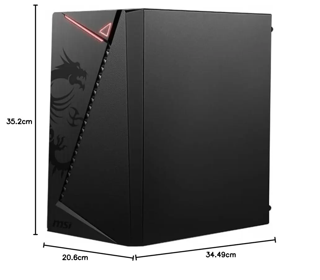 MSI MAG SHIELD M301 – BOITIER PC GAMING – MICRO ATX – USB 3.0 – AIRFLOW – ACIER PANNEAU – BLACK