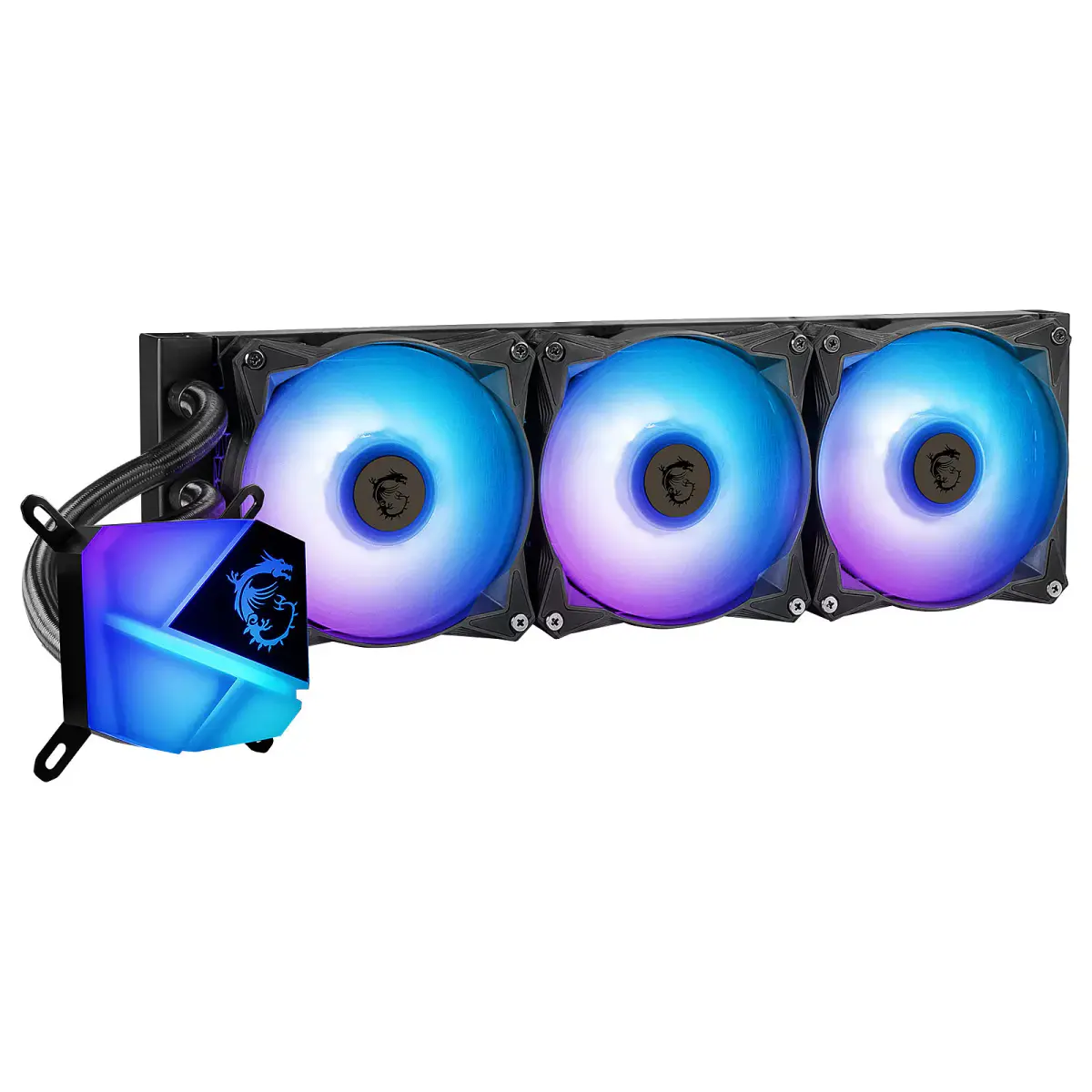 MSI MAG CORELIQUID C360 – WATER COOLING 360MM – 3 X FANS ARGB – PERFORMANCE – INTEL & AMD – BLACK
