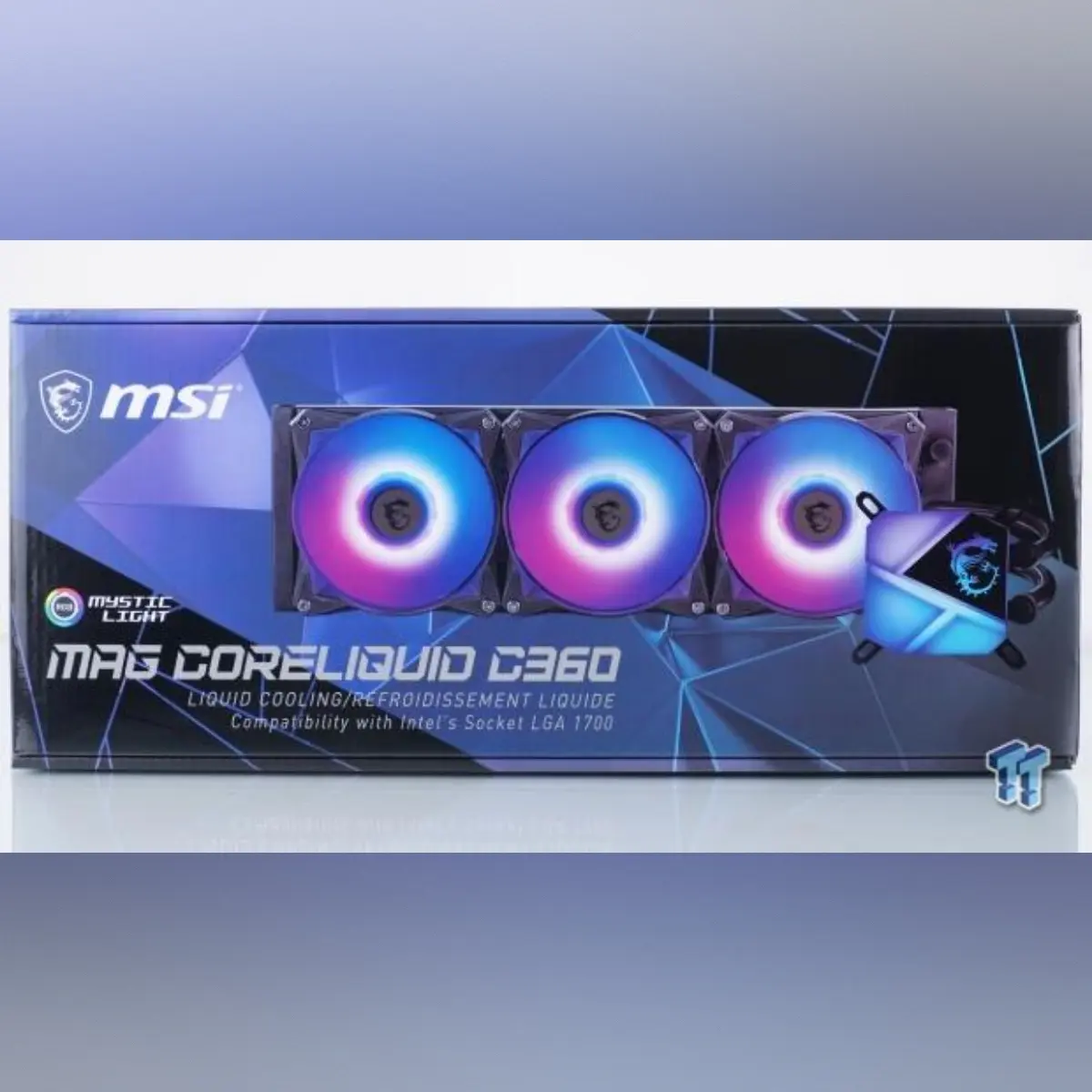 MSI MAG CORELIQUID C360 – WATER COOLING 360MM – 3 X FANS ARGB – PERFORMANCE – INTEL & AMD – BLACK