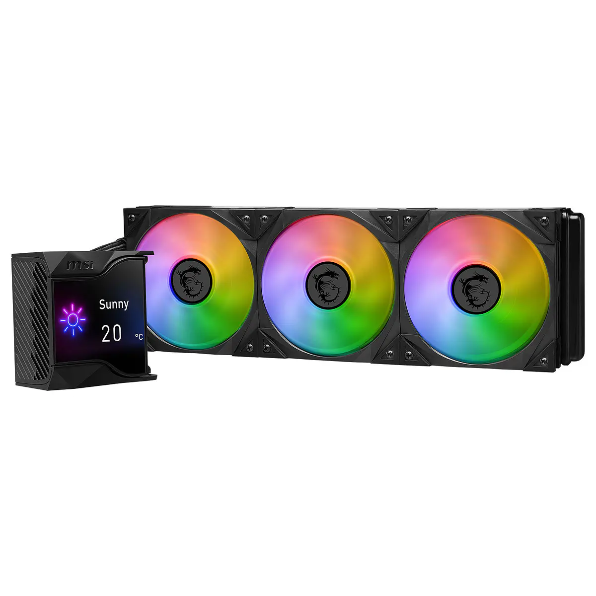 MSI MPG CORELIQUID D360 – WATER COOLING 360MM – ÉCRAN LCD – HAUTE PERFORMANCE – INTEL & AMD – BLACK