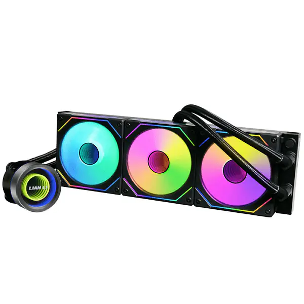 LIAN LI GALAHAD II TRINITY SL-INFINITY 360 – WATERCOOLING 360MM – ARGB – LCD – INTEL & AMD – BLACK