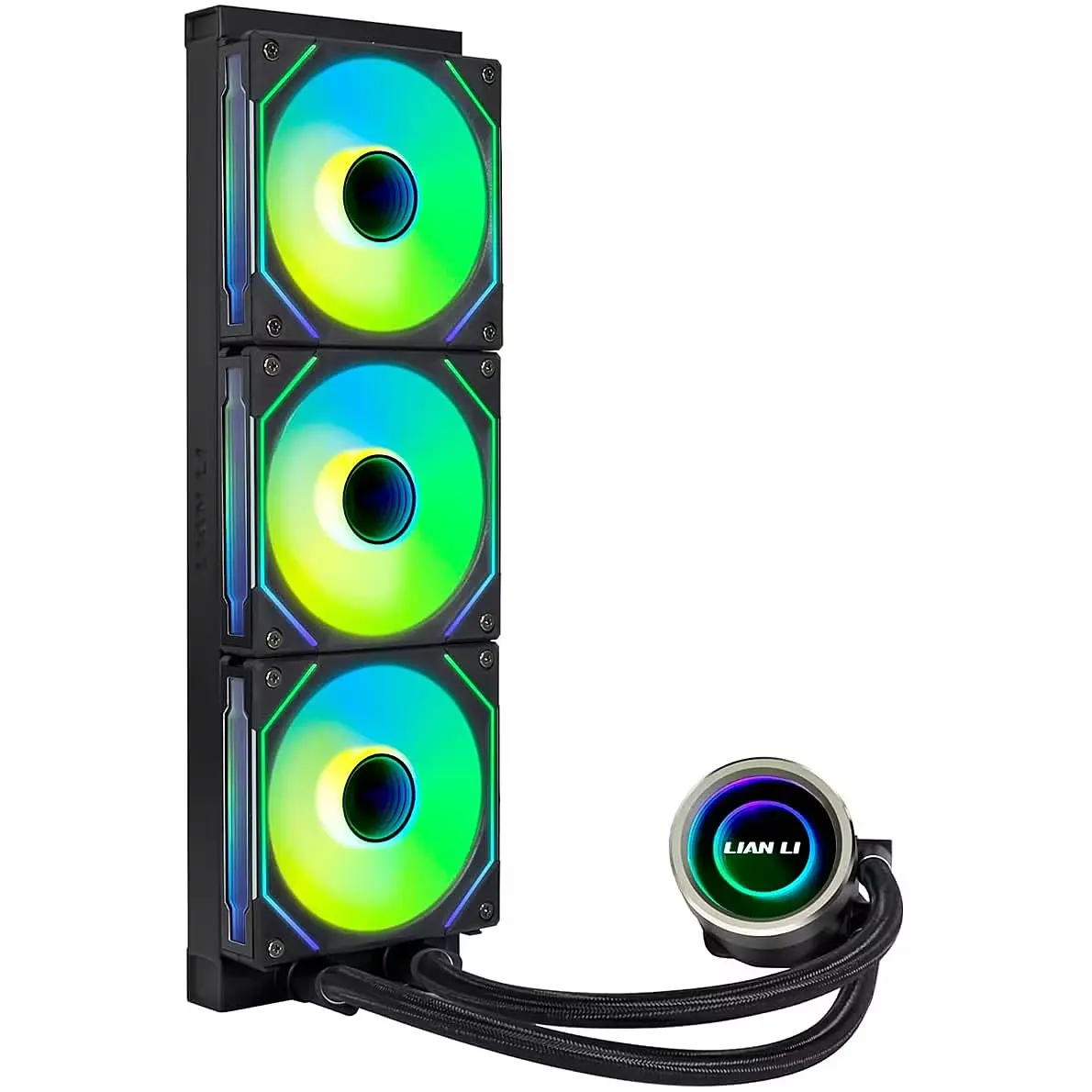 LIAN LI GALAHAD II TRINITY SL-INFINITY 360 – WATERCOOLING 360MM – ARGB – LCD – INTEL & AMD – BLACK
