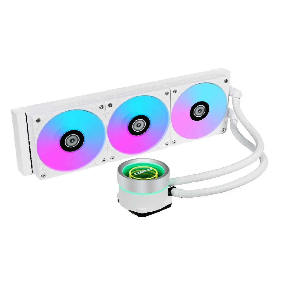 LIAN LI GALAHAD II TRINITY SL-INFINITY 360 – WATERCOOLING 360MM – ARGB – LCD – INTEL & AMD – WHITE