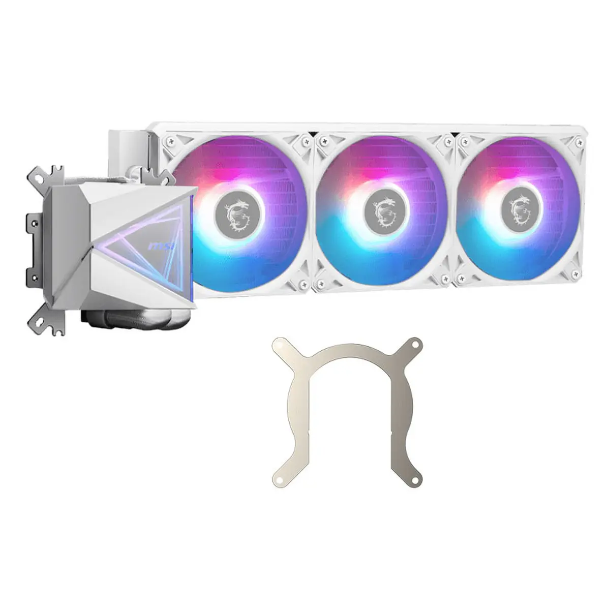 MSI MAG CORELIQUID I360 – WATERCOOLING 360MM – 3 X FANS ARGB – PERFORMANCE – INTEL & AMD – WHITE