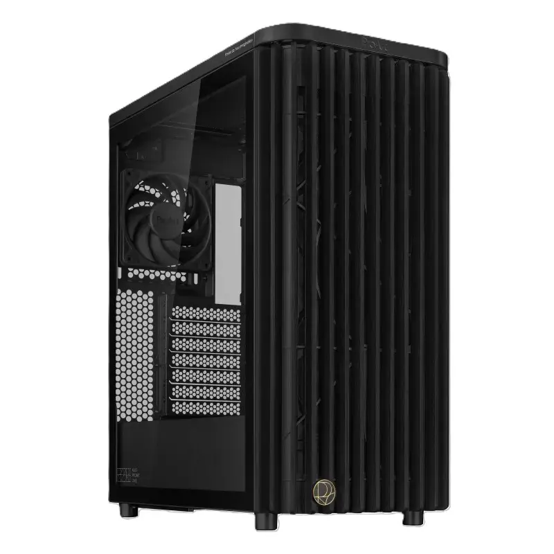 ASUS PROART PA401 WOOD TG PWM – BOÎTIER MOYEN TOURE – ATX 240MM – VERRE TREMPÉ – BLACK
