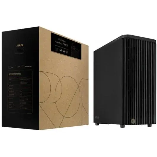 ASUS PROART PA401 WOOD TG PWM – BOÎTIER MOYEN TOURE – ATX 240MM – VERRE TREMPÉ – BLACK