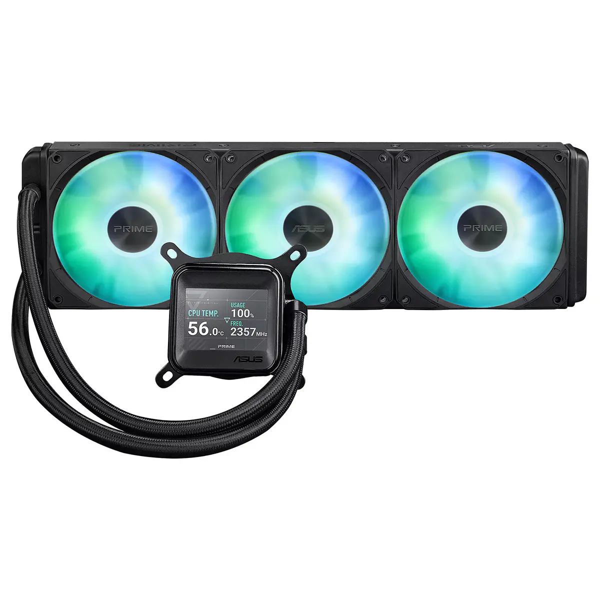 ASUS PRIME LC 360 ARGB – WATER COOLING 360MM – SILENCIEUX – INTEL & AMD – PERFORMANCE – BLACK