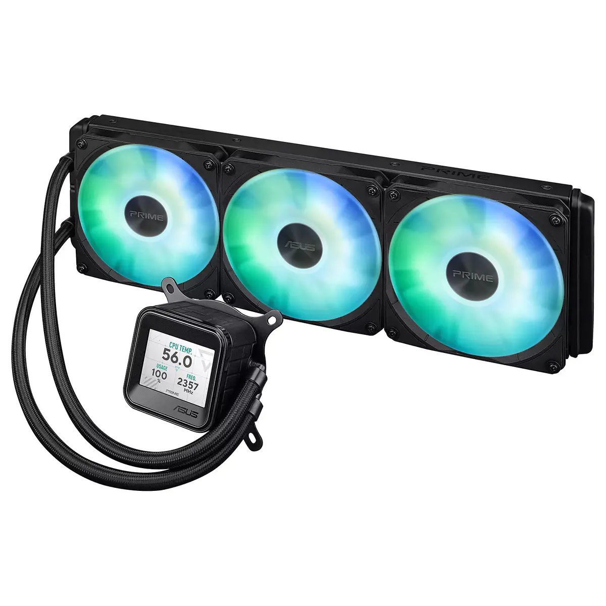 ASUS PRIME LC 360 ARGB – WATER COOLING 360MM – SILENCIEUX – INTEL & AMD – PERFORMANCE – BLACK