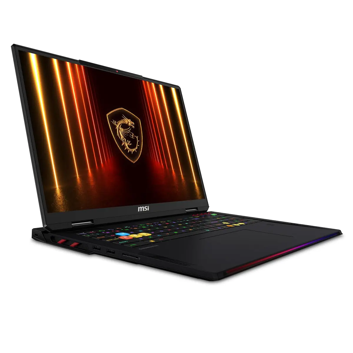 MSI RAIDER 18 HX AI – ULTRA 9 285HX – 32GB DDR5 – 1TB SSD – 18″ 4K UHD – RTX 5080 16GB – RÉTROÉCLAIRÉ – BLACK