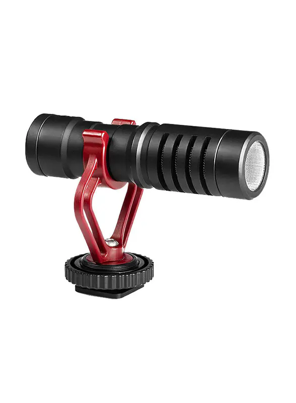 GOSMART MICROPHONE UNIVERSAL GS-MM1 – DIRECTIONNEL MULTIPLATEFORME – MÉTALLIQUE – 35 KHZ -BLACK