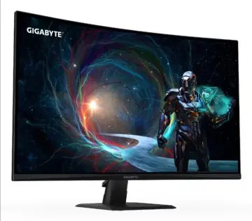 GIGABYTE GS32QCA – GAMING MONITEUR – 32″ CUREVED QHD 2K – 180HZ – DALL VA – 1MS – HDMI/DP – BLACK