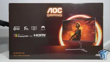 ECRAN AOC U27G3X – 27 INCH 4K – IPS – UHD HDR400 – 1Ms – 160 Hz – 3840 X 2160 – ADJUSTABLE STAND –