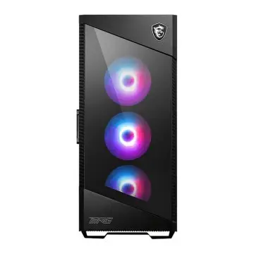 MSI MPG VELOX 100R BLACK – BOÎTIER GAMING ATX AVEC PANNEAU EN VERRE TREMPÉ – RGB