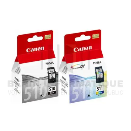 Canon Cartouche d’encre PG-510 Noir – CL-511 couleur Originale