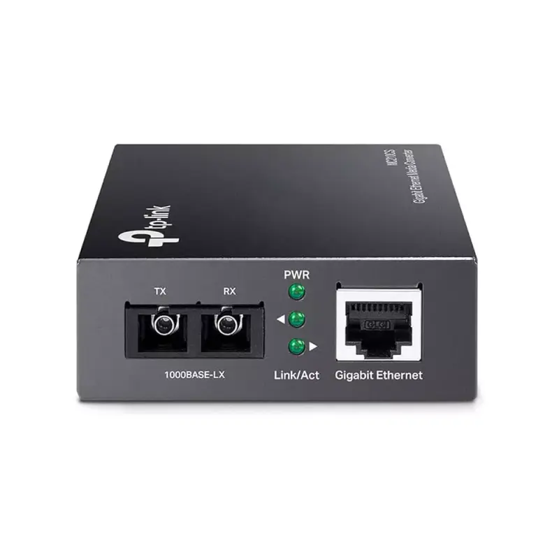 TP-LINK MC210CS – CONVERTISSEUR DE MÉDIA – MONOMODE – 2 PORTS FIBRE OPTIQUE 15 KM TP – 1000 MBPS