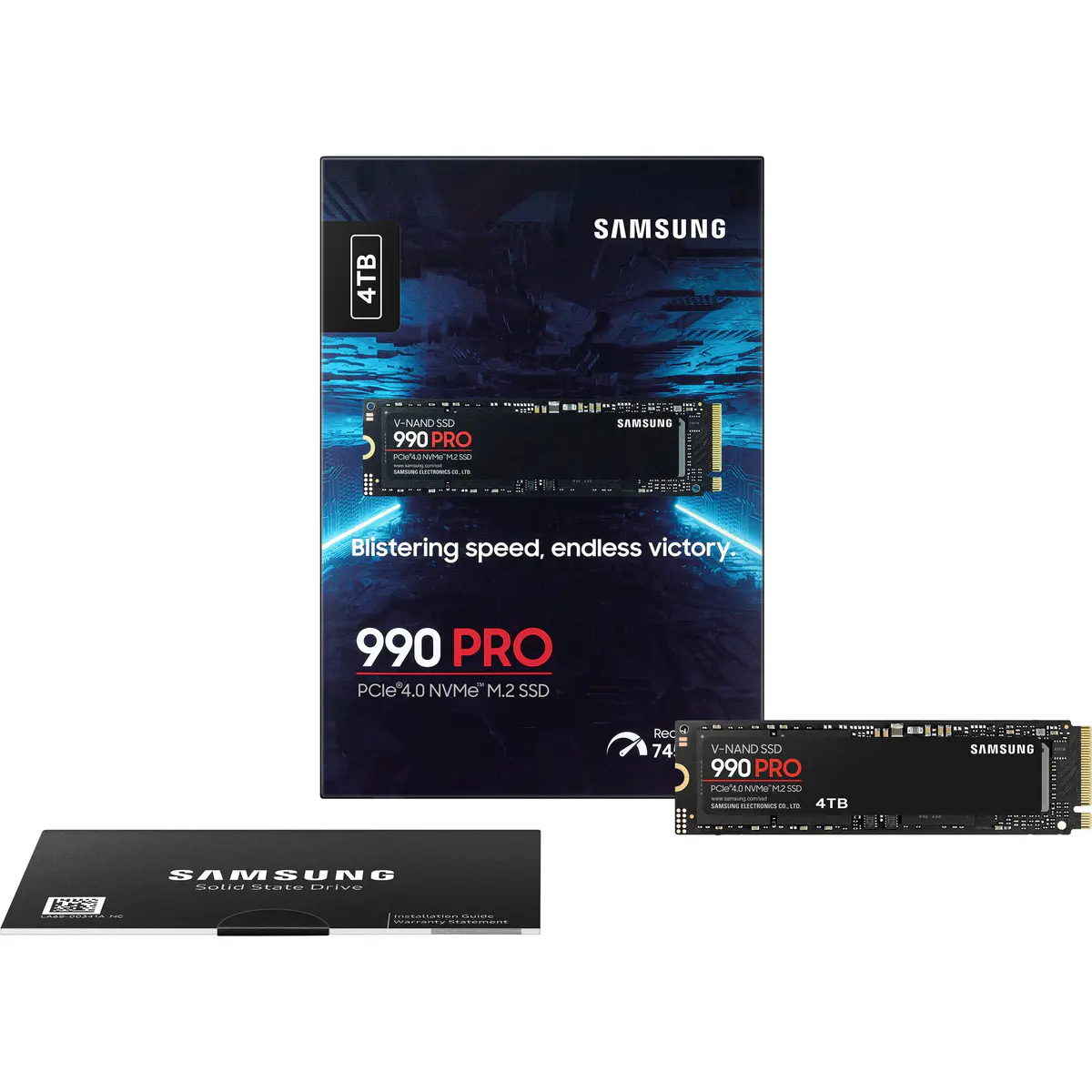 SAMSUNG 990 PRO 4 To SSD NVMe M.2 PCIe 4.0 7450 Mo/S