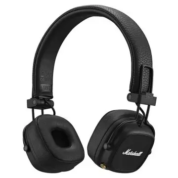 MARSHALL MAJOR IV NOIR – CASQUE SUPRA-AURAL SANS FIL – BLUETOOTH 5.0 – AUTONOMIE 80H – DESIGN PLIABLE – BLACK