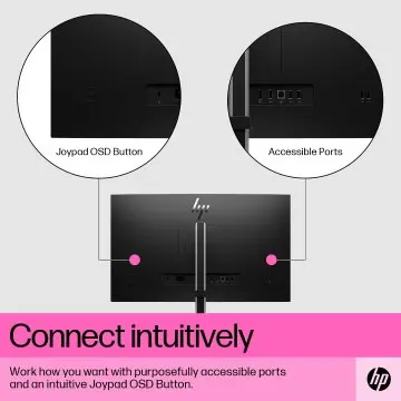 ECRAN HP E24T G5 – ÉCRAN TACTILE 23.8″ FULL HD – DALL IPS – 75HZ – 5 MS – HDMI+DP+USB-C – EYE EASE – ROTATIF – GRIS