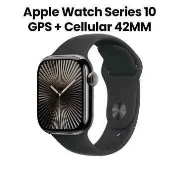 APPLE WATCH SERIES 10 GPS 42MM – CELLULAR 4G LTE + WI-FI – ÉTANCHE – BLUETOOTH – NFC – RETINA OLED – BLACK