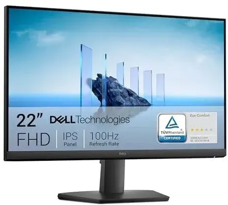 ECRAN DELL SE2225HM – 22″ FULL HD – 100HZ – DALL VA – HDMI / VGA – 5MS – PLUG & PLAY – BLACK