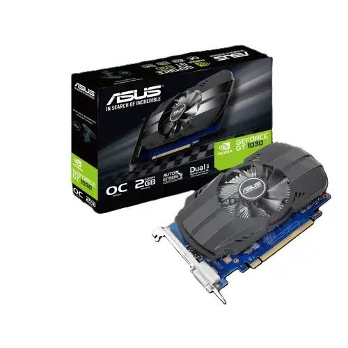 ASUS GEFORCE GT 1030 – CARTE GRAPHIQUE 2GO GDDR5 – OC MOOD 1278 MHZ – HDMI 2.0 – BLACK