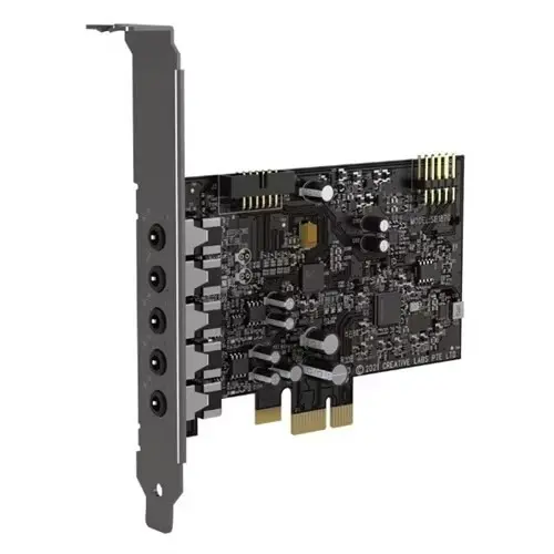 CARTE SON SOUND BLASTER AUDIGY FX V2 SB-AFXV2 – HAUTE RÉSOLUTION 24 BITS / 192 KHZ – 120 DB DNR – DAC – PCI EXPRESS