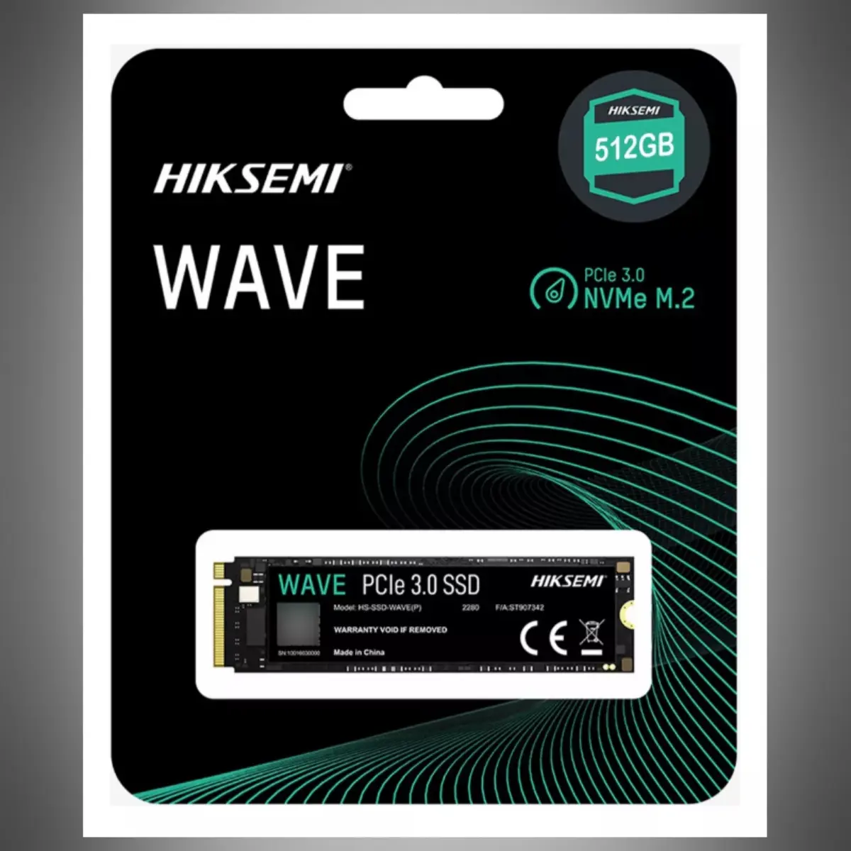 HIKSEMI WAVE NVME M.2 – 512GB – DISQUE DUR SSD – PCIe 3.0 GEN 3 – 2500MB/s – PC & LAPTOP – BLACK