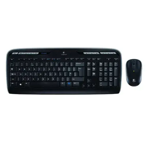LOGITECH COMBO CLAVIER + SOURIS MK330 – SANS FIL – COMBO – RÉCEPTEUR USB – AZERTY FRANÇAIS – BLACK