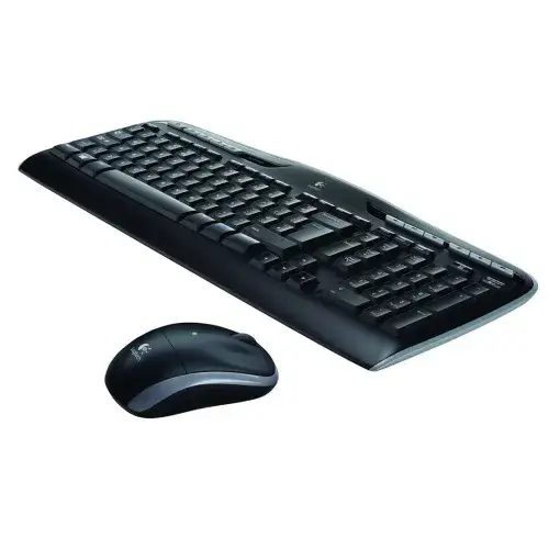 LOGITECH COMBO CLAVIER + SOURIS MK330 – SANS FIL – COMBO – RÉCEPTEUR USB – AZERTY FRANÇAIS – BLACK