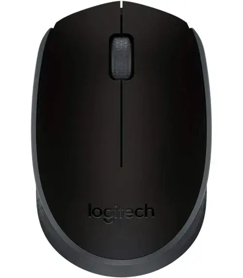 LOGITECH M171 WIRELESS MOUSE – SOURIS SANS FIL – AMBIDEXTRE – USB 2.4 GHZ – CAPTEUR OPTIQUE – 3 BOUTONS – BLACK