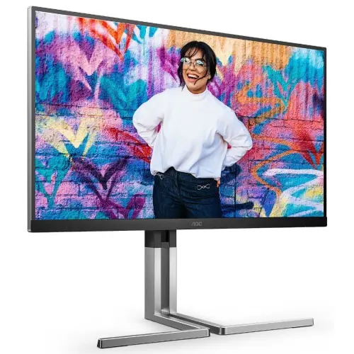 ECRAN AOC Q27U3CV – 27″ 2.5K LED – GRAPHIC PRO – DALLE IPS – HDR 400 – ADAPTIVE-SYNC – PIVOT – USB 3.1 – RJ45 – HAUT-PARLEURS