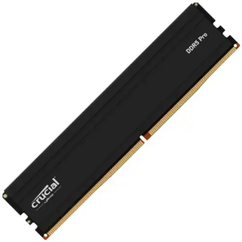 RAM CRUCIAL PRO 16GB DDR5 5600MHZ – MÉMOIRE RAM DESKTOP – HAUTE PERFORMANCE – BLACK