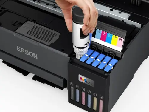 EPSON ECOTANK L8050 – IMPRIMANTE MONOFONCTION COULEUR – WIFI – USB – RÉSERVOIRS RECHARGEABLES – BLACK