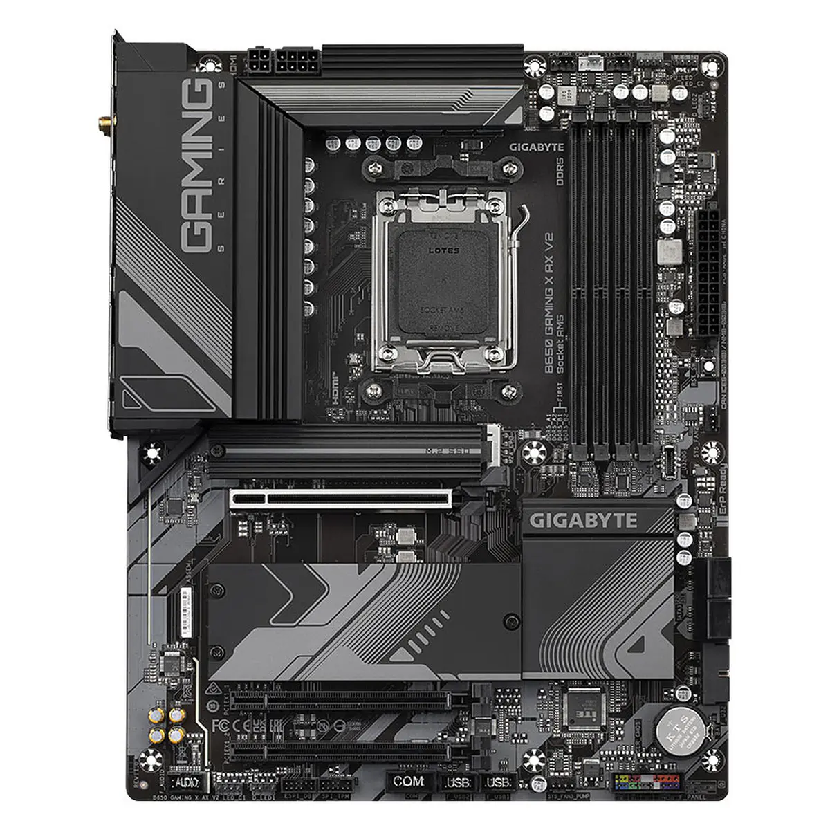 GIGABYTE B650 GAMING X AX V2 – CARTE MÈRE ATX – SOCKET AM5 – 4 X DDR5 – 1 X PCIE 4.0 X16 – 3 X M.2 PCIE 4.0 NVME – WIFI 6E – BT 5.2 – LAN 2.5GBE – USB 3.2 – BLACK