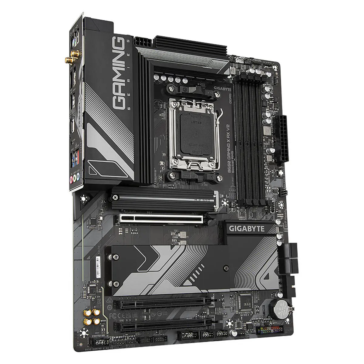 GIGABYTE B650 GAMING X AX V2 – CARTE MÈRE ATX – SOCKET AM5 – 4 X DDR5 – 1 X PCIE 4.0 X16 – 3 X M.2 PCIE 4.0 NVME – WIFI 6E – BT 5.2 – LAN 2.5GBE – USB 3.2 – BLACK