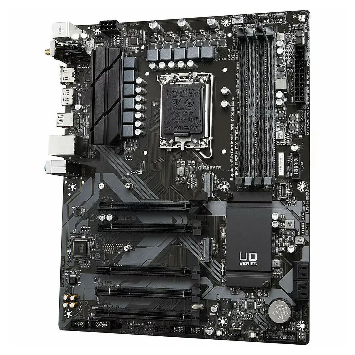 GIGABYTE B760 DS3H AX DDR4 – CARTE MÈRE ATX – SOCKET LGA 1700 – 4 x DDR4 – 1 x PCIe 4.0 X16 – 2 x M.2 PCIe 4.0 NVMe – WIFI 6E – BLUETOOTH 5.2 – USB 3.2 – BLACK