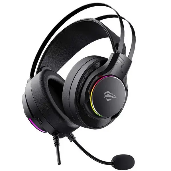 HAVIT H2007U BLACK – CASQUE GAMING FILAIRE USB 7.1 – HAUT-PARLEURS 40MM – SON SURROUND – MICROPHONE FLEXIBLE – RGB – BLACK