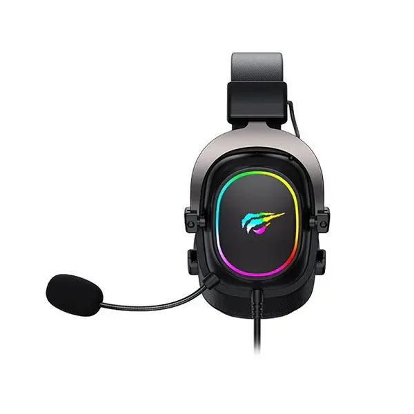 HAVIT GAMENOTE H2002P BLACK – CASQUE GAMING FILAIRE USB 7.1 – SON SURROUND – MICROPHONE FLEXIBLE – RGB – CONFORTABLE – BLACK