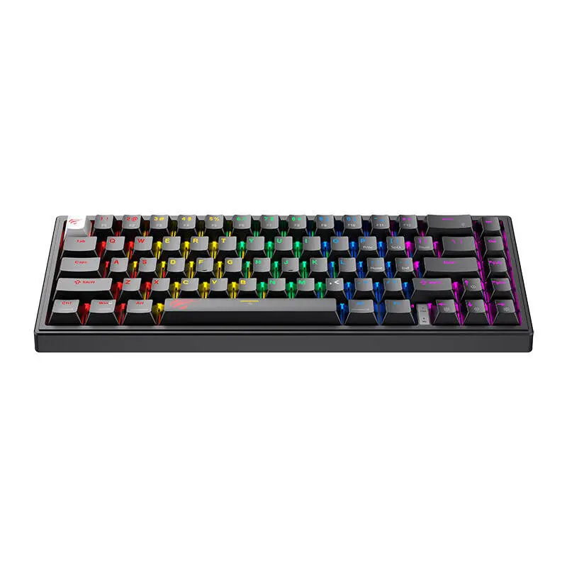 HAVIT KB874L – CLAVIER MÉCANIQUE GAMING – RGB BACKLIT – SWITCHES RED – 67 TOUCHES – COMPACT – BLACK