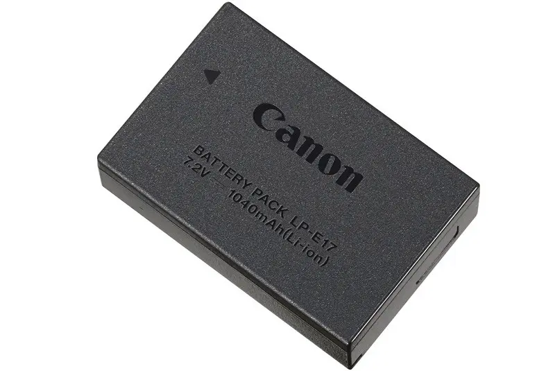 BATTERIE CANON LP-E17 – LITHIUM-ION RECHARGEABLE – 1040 MAH – 7,2 V – NOIR