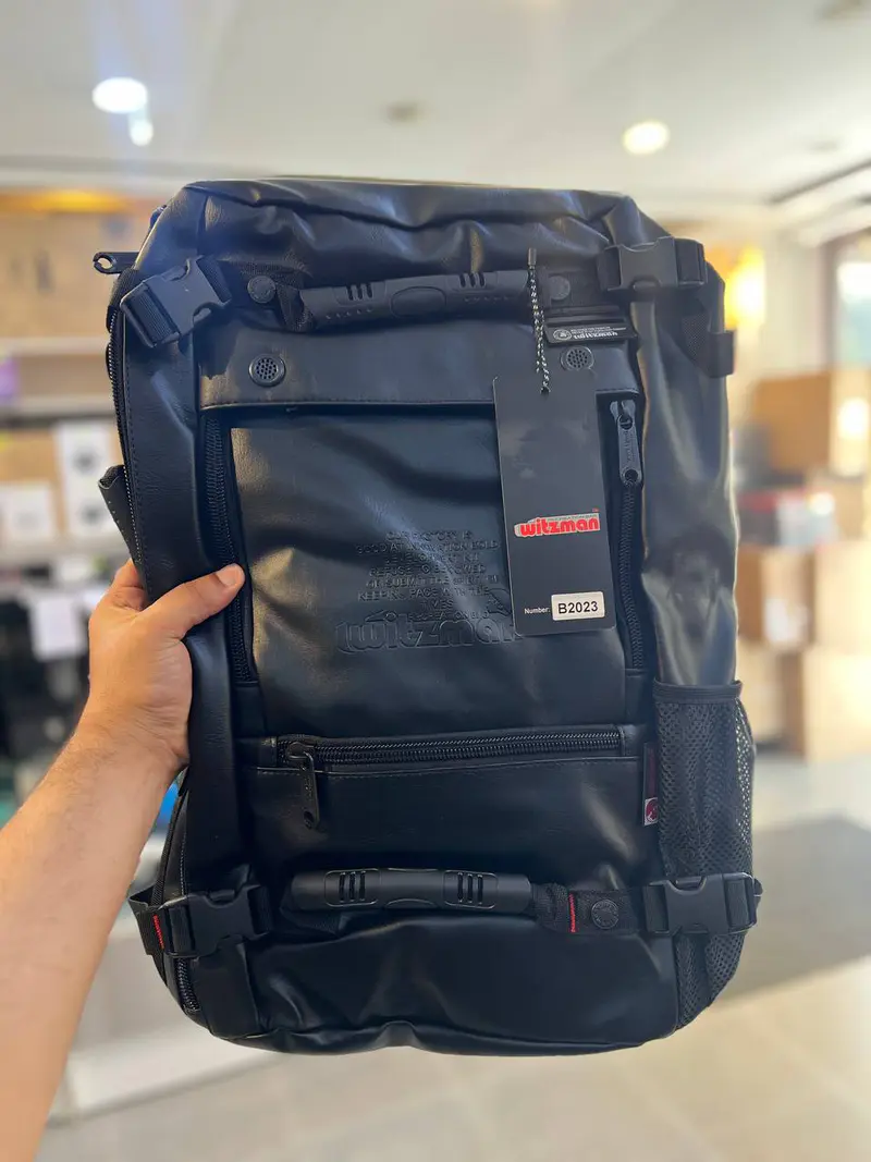 WITZMAN B2023 – SAC À DOS DE VOYAGE – GRANDE CAPACITÉ – COMPARTIMENT MULTI-USAGE – DESIGN MODERNE – MATÉRIAUX RÉSISTANTS – BLACK